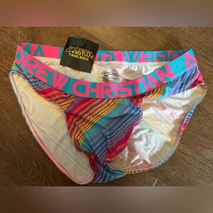 ANDREW CHRISTIAN LARGE “ALMOST NAKED” Briefs NEW WITH TAGS